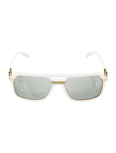 versace wayfarer sunglasses used|VERSACE Wayfarer Sunglasses in White .